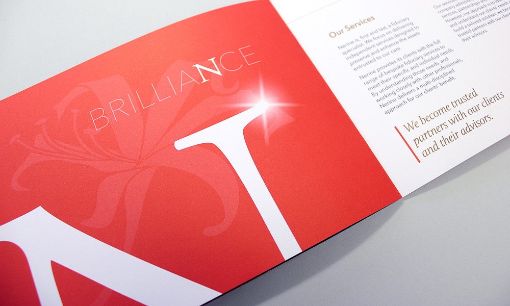 Nerine Fiduciaries Brochure & Website Design