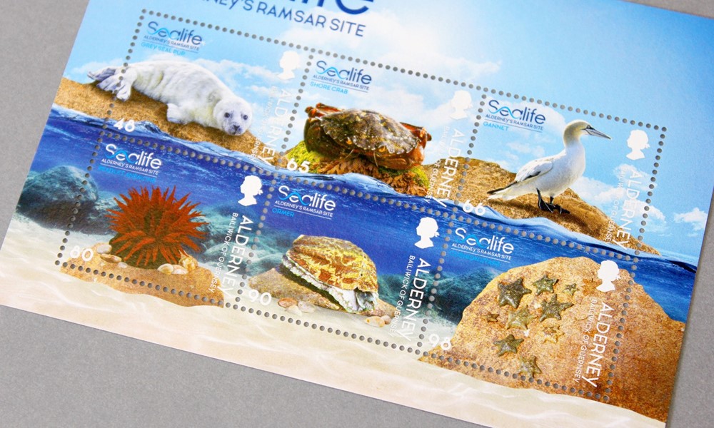 Alderney Ramsar Stamps
