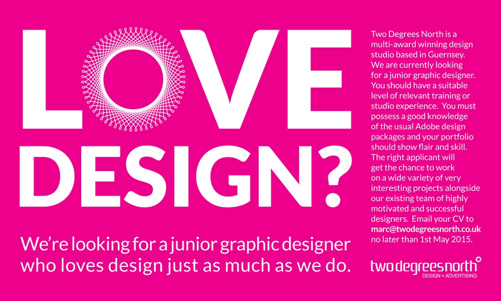 Job opportunity at Two Degrees North