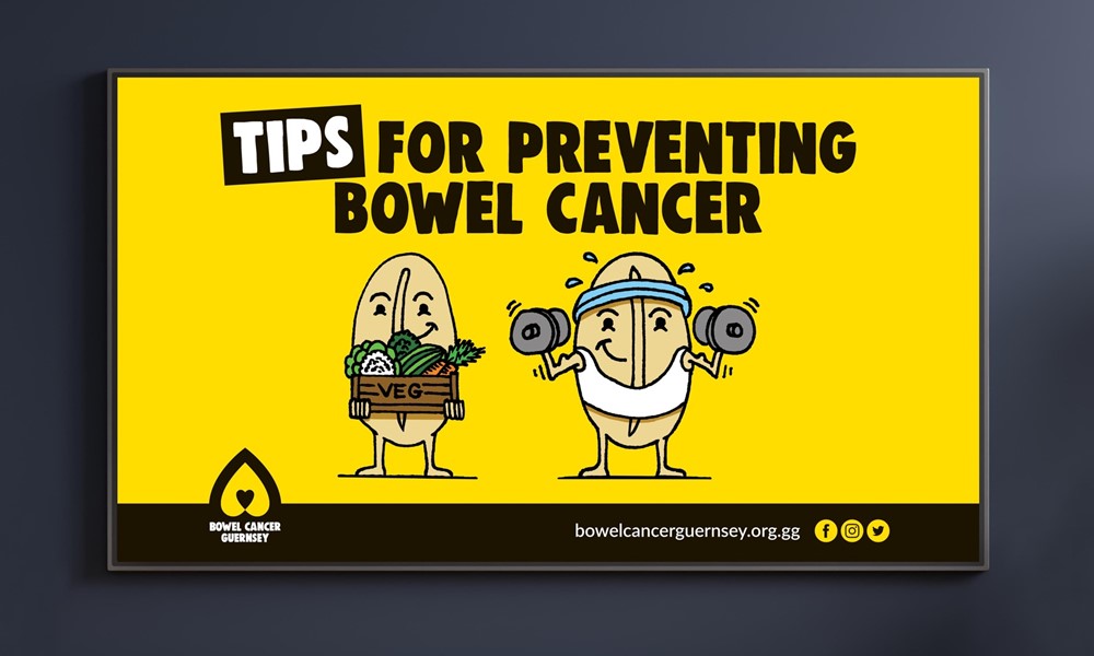Bowel Cancer Guernsey TV Screens