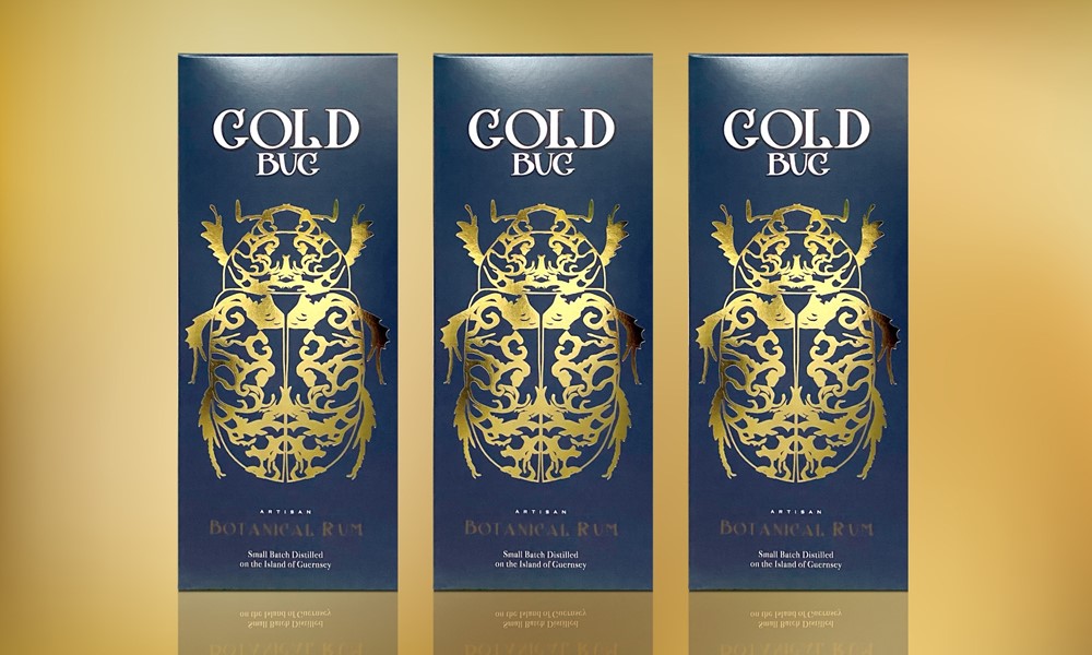 Randalls Gold Bug Rum Packaging