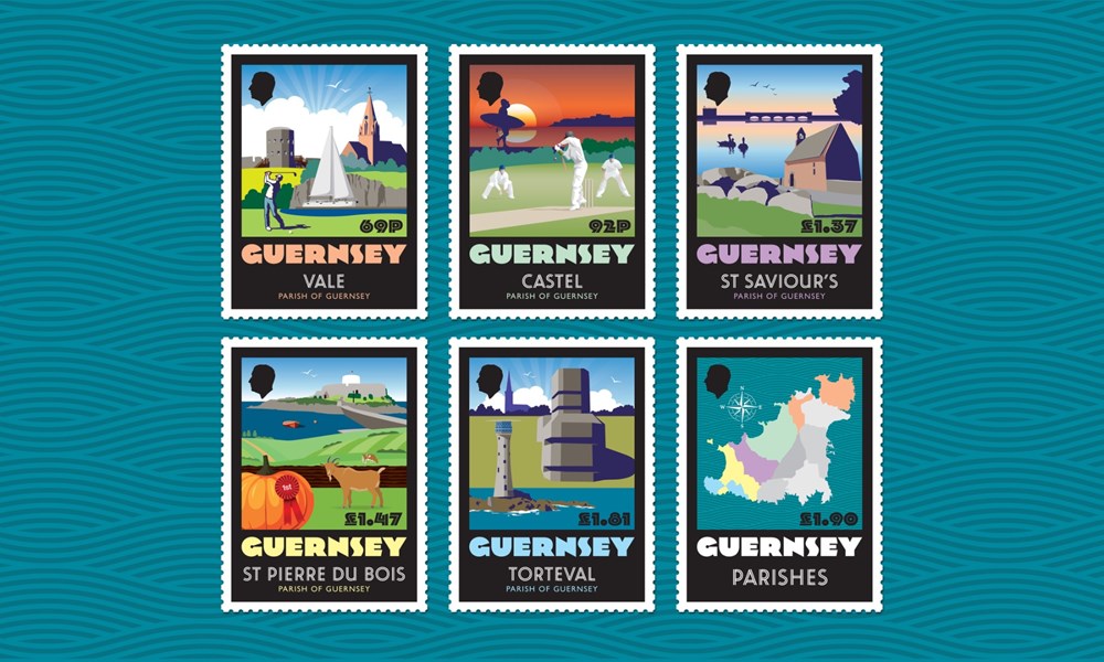 Guernsey Parishes Stamps Pt 1
